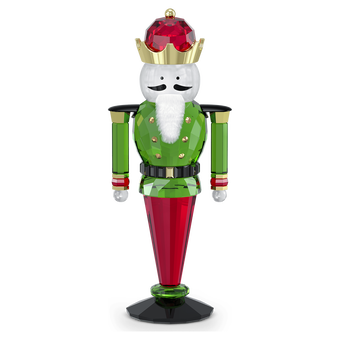 swarovski holiday cheers nutcracker  green