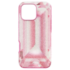 swarovski high smartphone case crystal print motif iphone 16 pro max pink