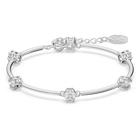 swarovski constella bangle round cut white rhodium plated
