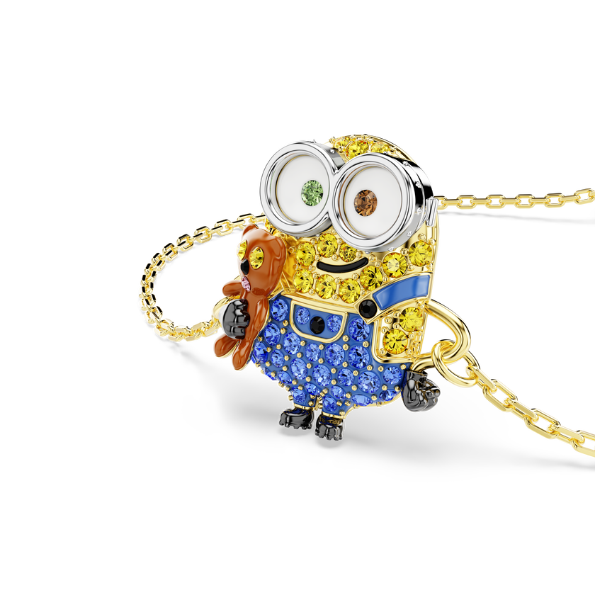 swarovski minions bob bracelet  pav   multicolored  gold tone plated