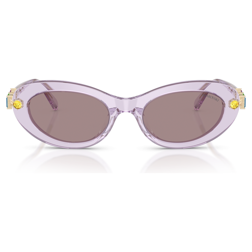 swarovski sunglasses  pillow shape  pink