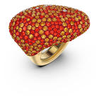The Elements Ring, Orange, Gold-tone plated