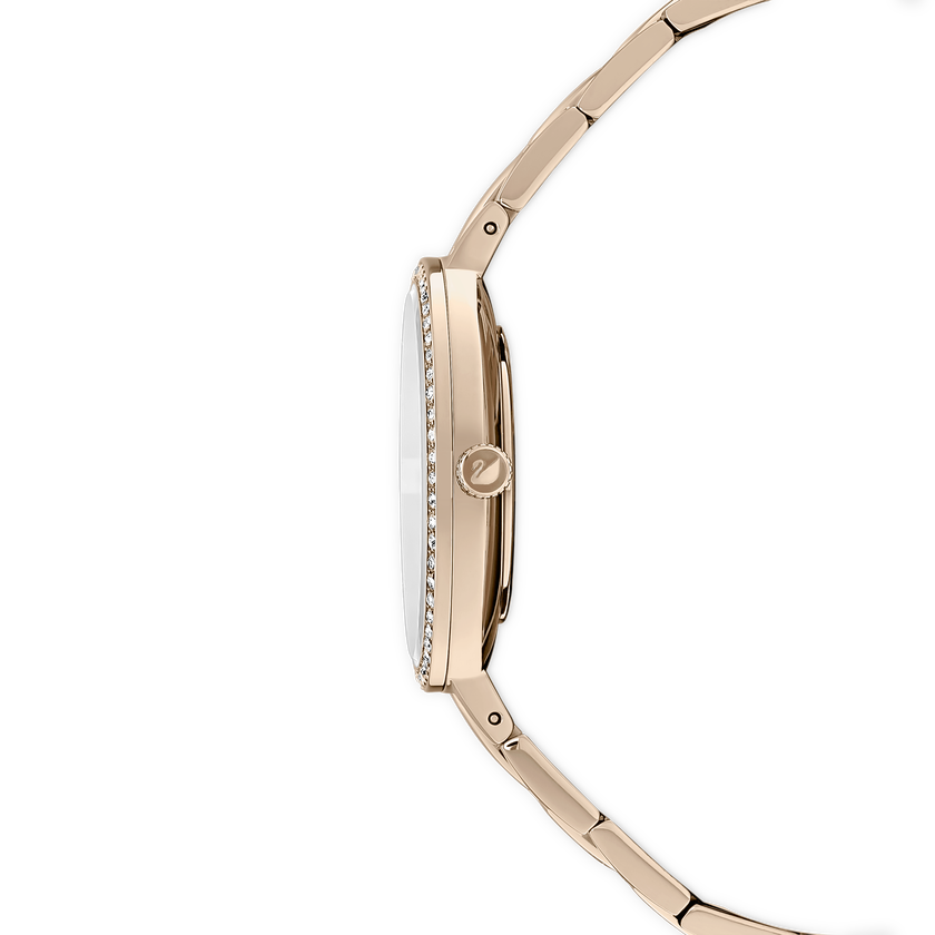 Cosmopolitan Watch, Metal bracelet, Gold tone, Champagne-gold tone PVD