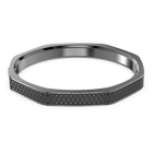 swarovski dextera bangle octagon shape black ruthenium plated