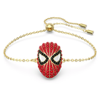 swarovski spider man bracelet red gold tone plated