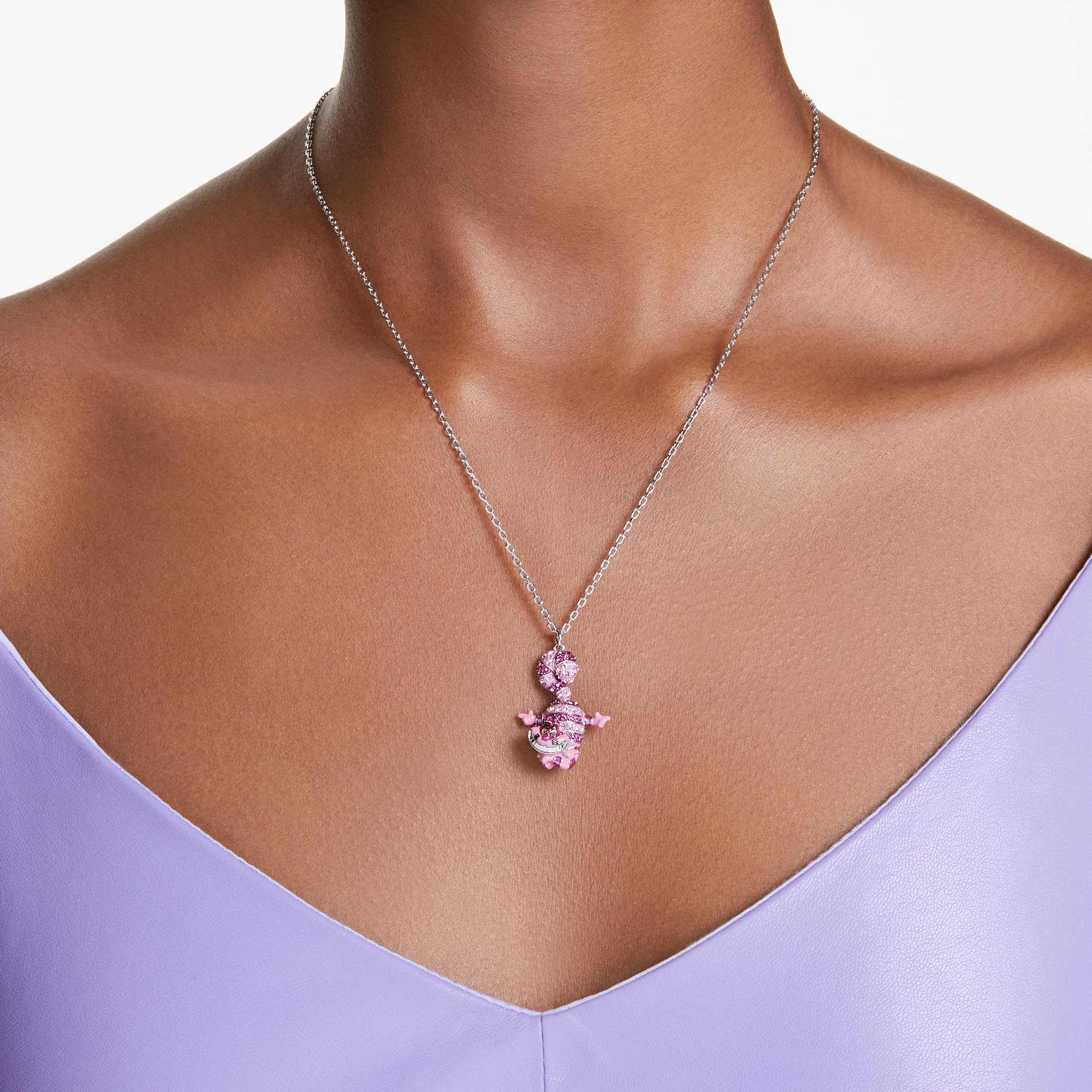 Swarovski cat necklace best sale