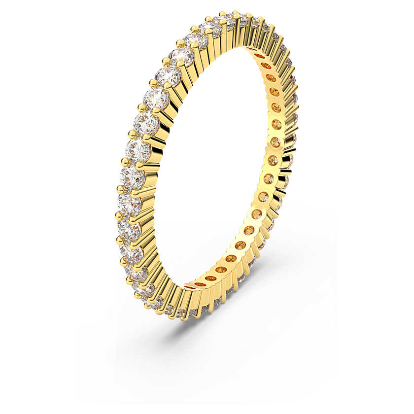 swarovski vittore ring  white  gold tone plated