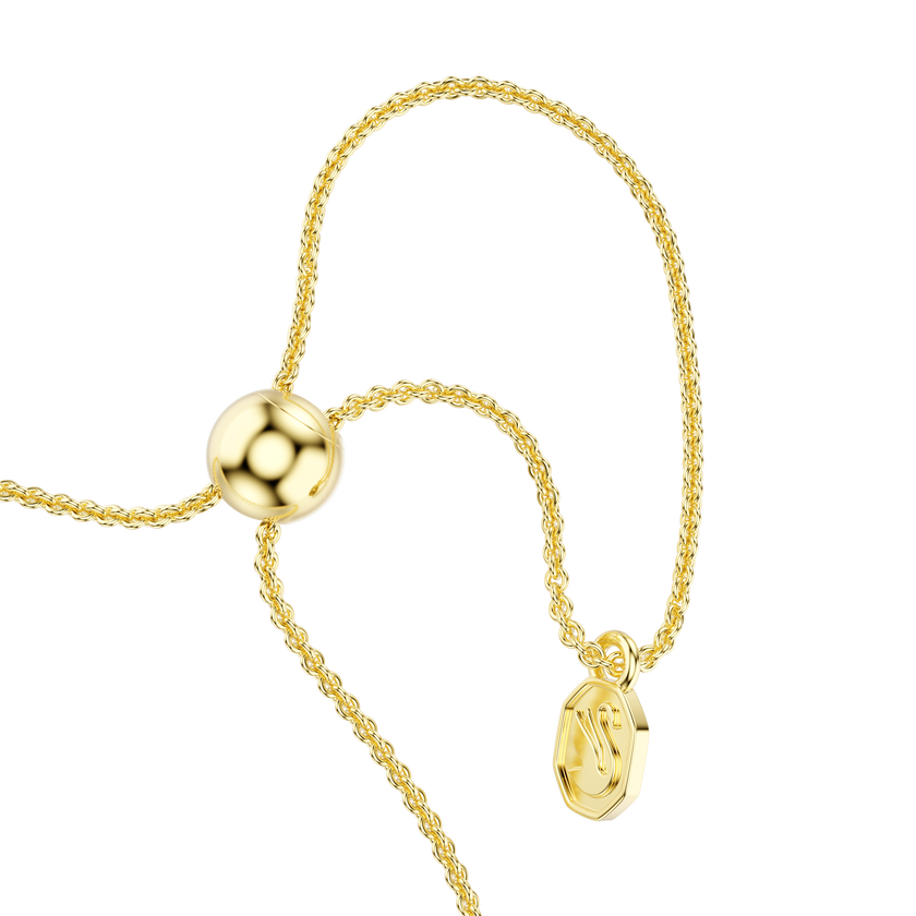 swarovski mesmera bracelet  mixed cuts  white  18k gold finish