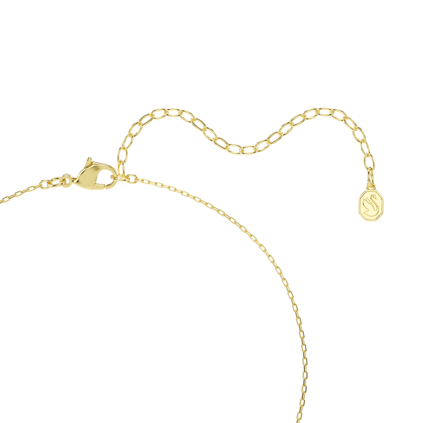 swarovski una angelic pendant  mixed cuts  white  18k gold finish