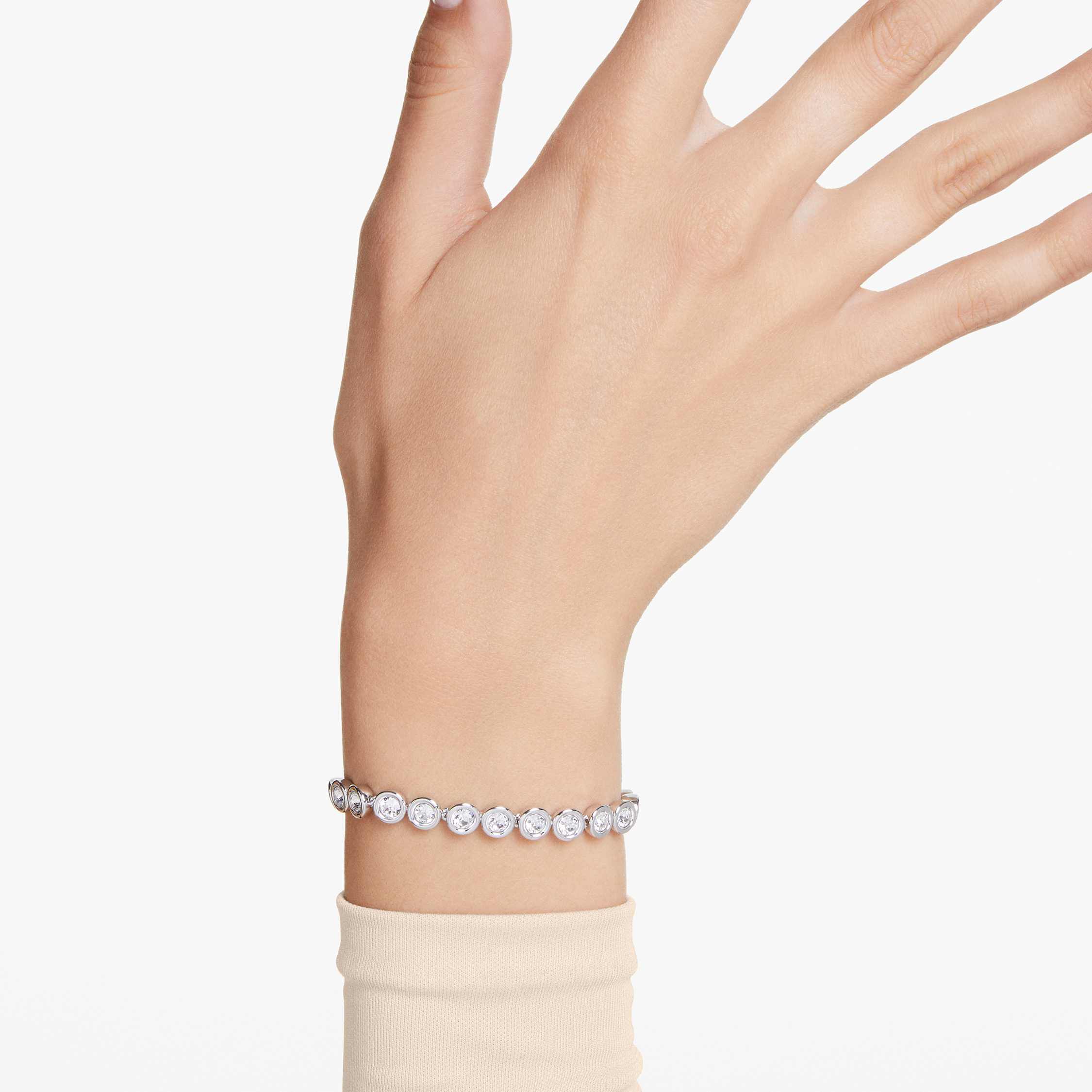Swarovski subtle bracelet white rhodium plating hot sale