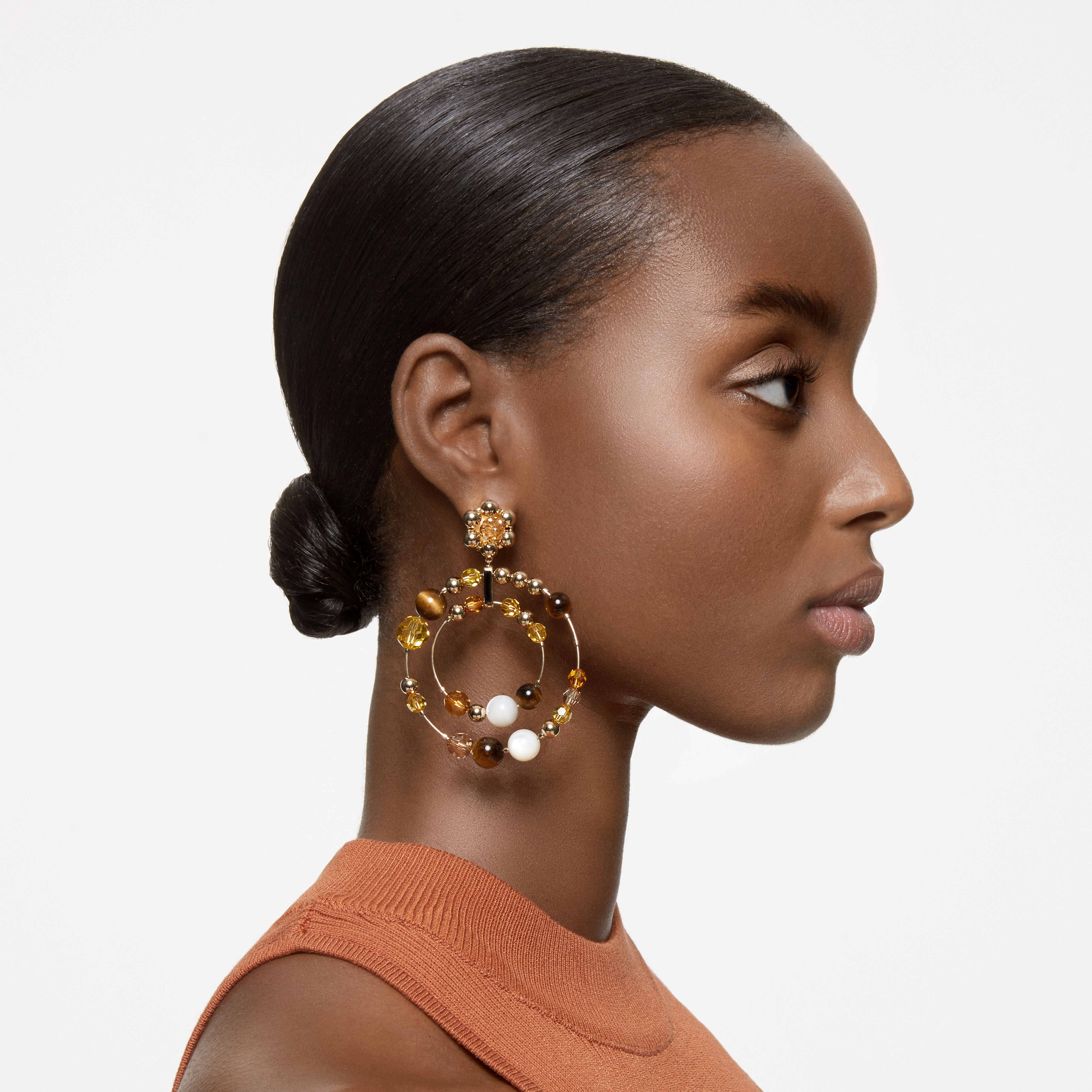 Swarovski huggie cheap hoop earrings