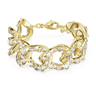 swarovski imber bracelet statement mixed cuts white gold tone plated