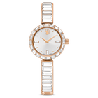 swarovski matrix bangle watch swiss made crystal bracelet rose gold tone rose gold tone finish
