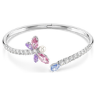 ariana grande x swarovski bangle  mixed cuts  dragonfly  multicolored  rhodium plated