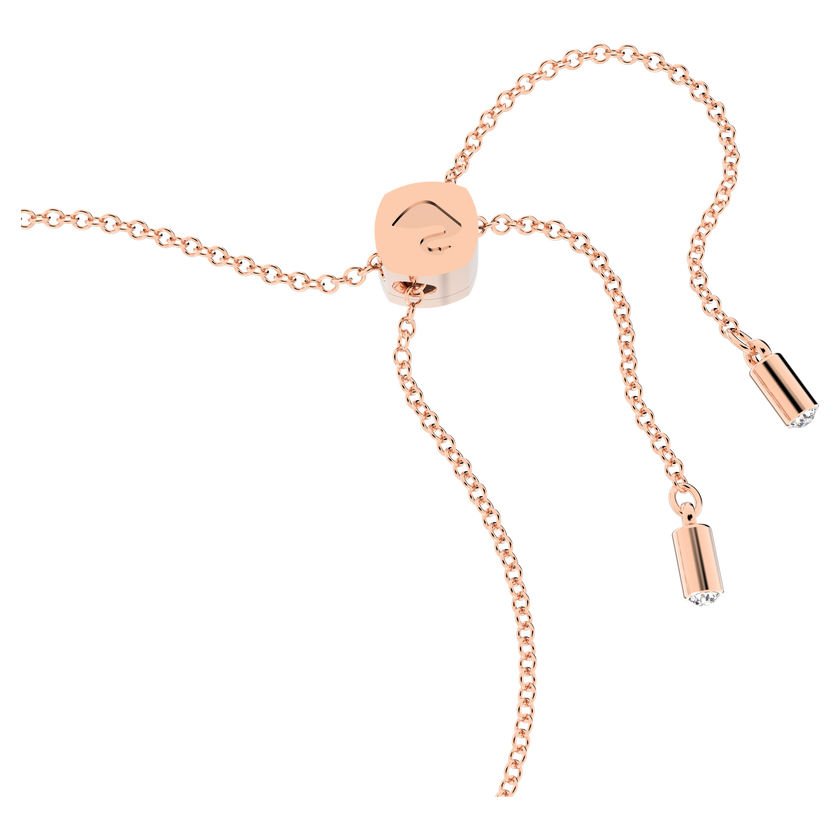swarovski lilia bracelet  butterfly  pink  rose gold tone plated