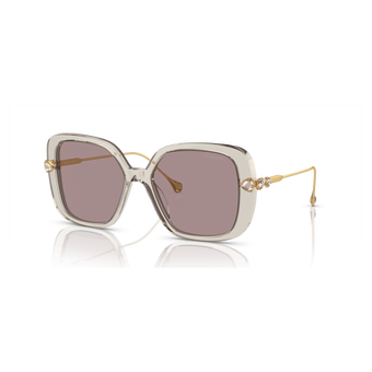 swarovski sunglasses oversized square shape sk6011el purple