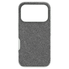 swarovski high smartphone case  iphone  17 pro  silver tone