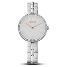 swarovski cosmopolitan watch metal bracelet silver tone stainless steel