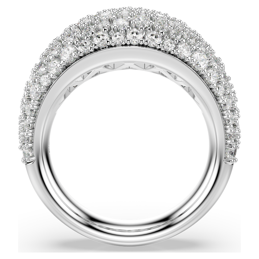 swarovski sublima ring  white  rhodium plated