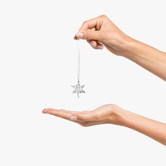 swarovski star ornament  shimmer  small