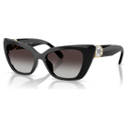 swarovski sunglasses  cat eye shape  sk6047  black