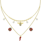 Lisabel Necklace, Multi-colored, Gold-tone plated