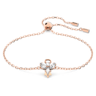swarovski magic bracelet angel white rose gold tone plated