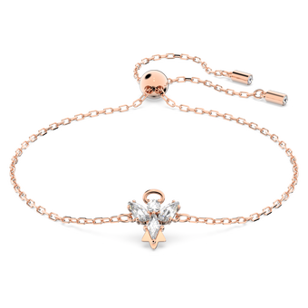 swarovski magic bracelet  angel  white  rose gold tone plated