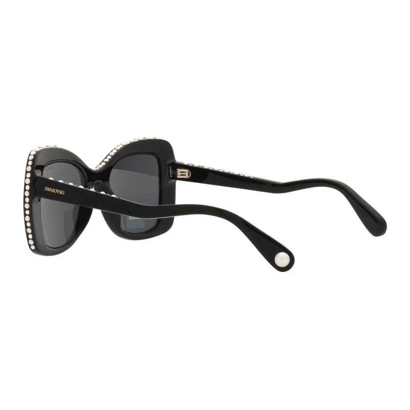 swarovski sunglasses  butterfly shape  sk6062u  black