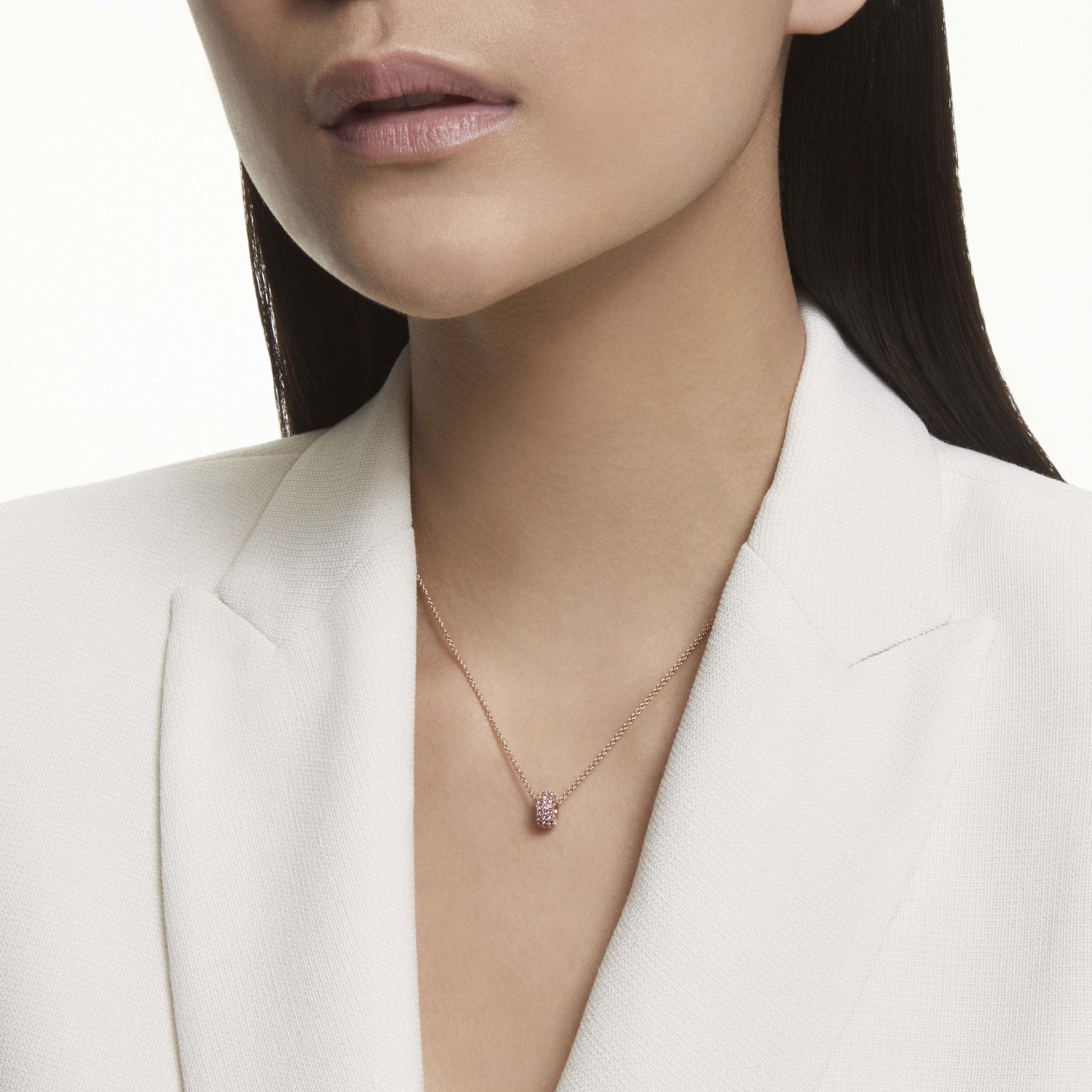 Pink stone pendant necklace online