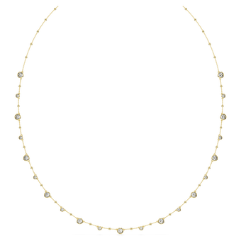 swarovski imber strandage round cut white gold tone plated