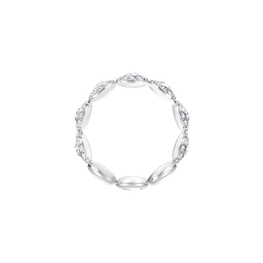 Angelic Ring, White, Rhodium Plating