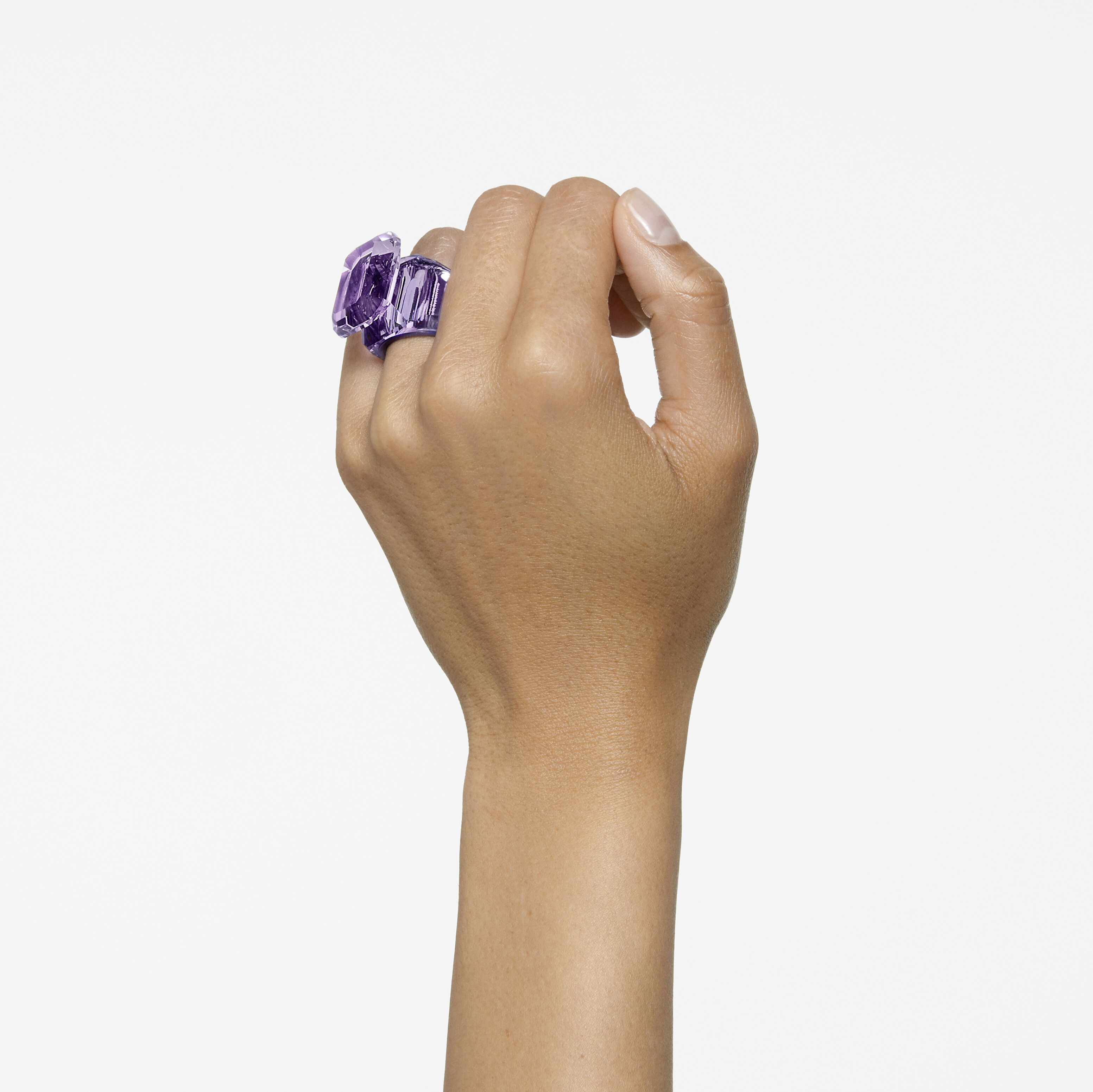 Swarovski store purple ring