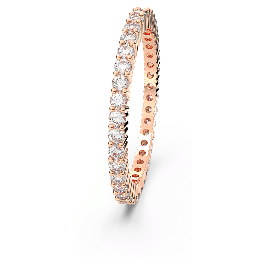 swarovski vittore ring  white  rose gold plated