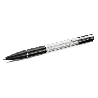 swarovski crystalline lustre ballpoint pen black rhodium plated