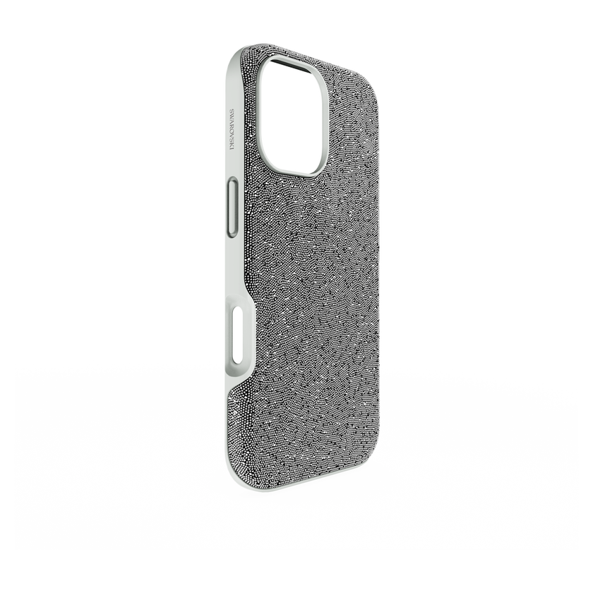 swarovski high smartphone case  iphone  17  silver tone