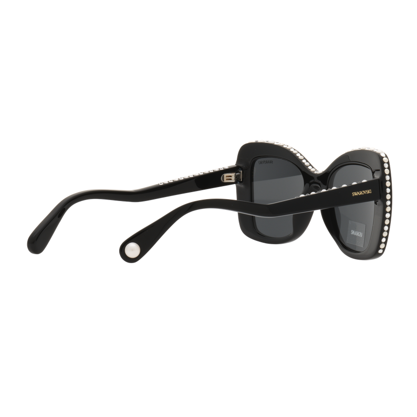 swarovski sunglasses  butterfly shape  sk6062u  black