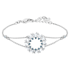 Naeli Bracelet, White, Rhodium plating
