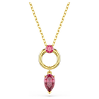 swarovski mesmera pendant mixed cuts red gold tone plated