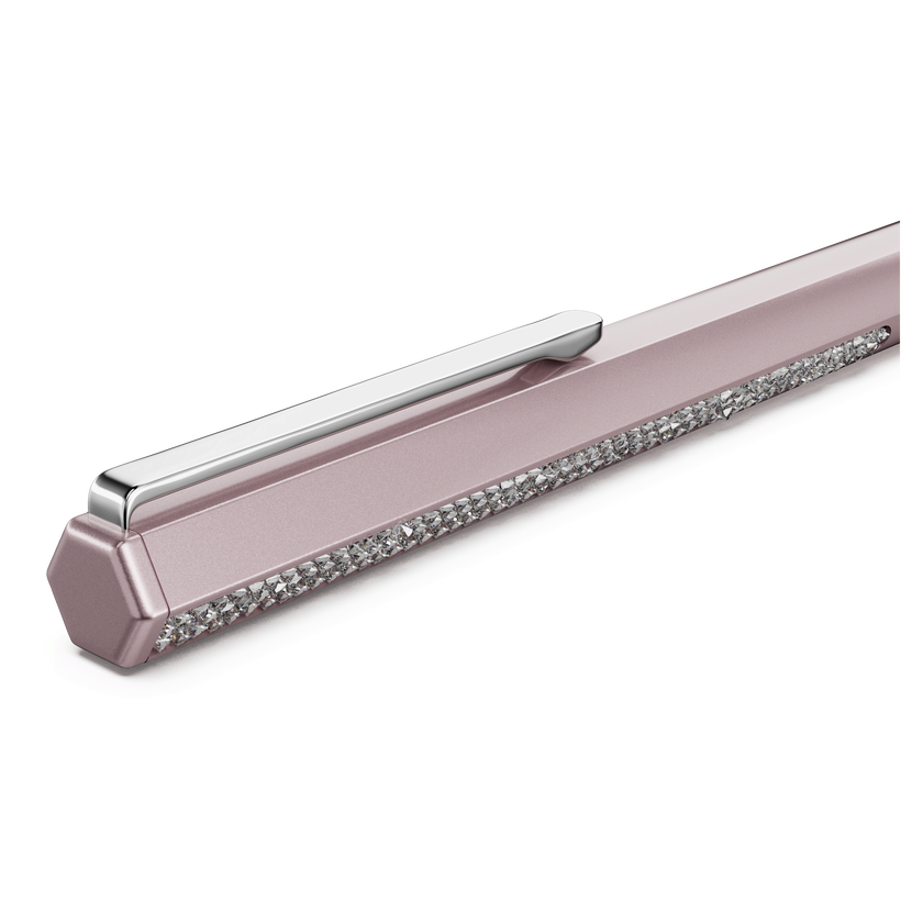 swarovski crystal shimmer ballpoint pen  pink lacquered  rose gold tone finish