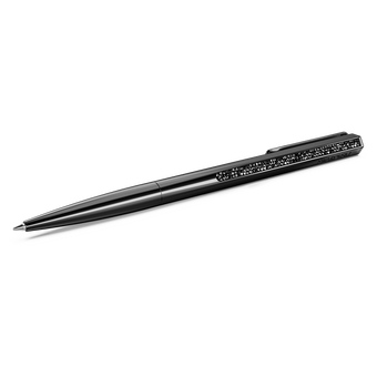 swarovski shimmer ballpoint pen  black  black lacquered