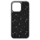 swarovski high smartphone case iphone 15 pro max black
