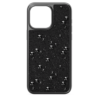 swarovski high smartphone case iphone 15 pro max black