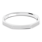 swarovski dextera bangle octagon shape white rhodium plated