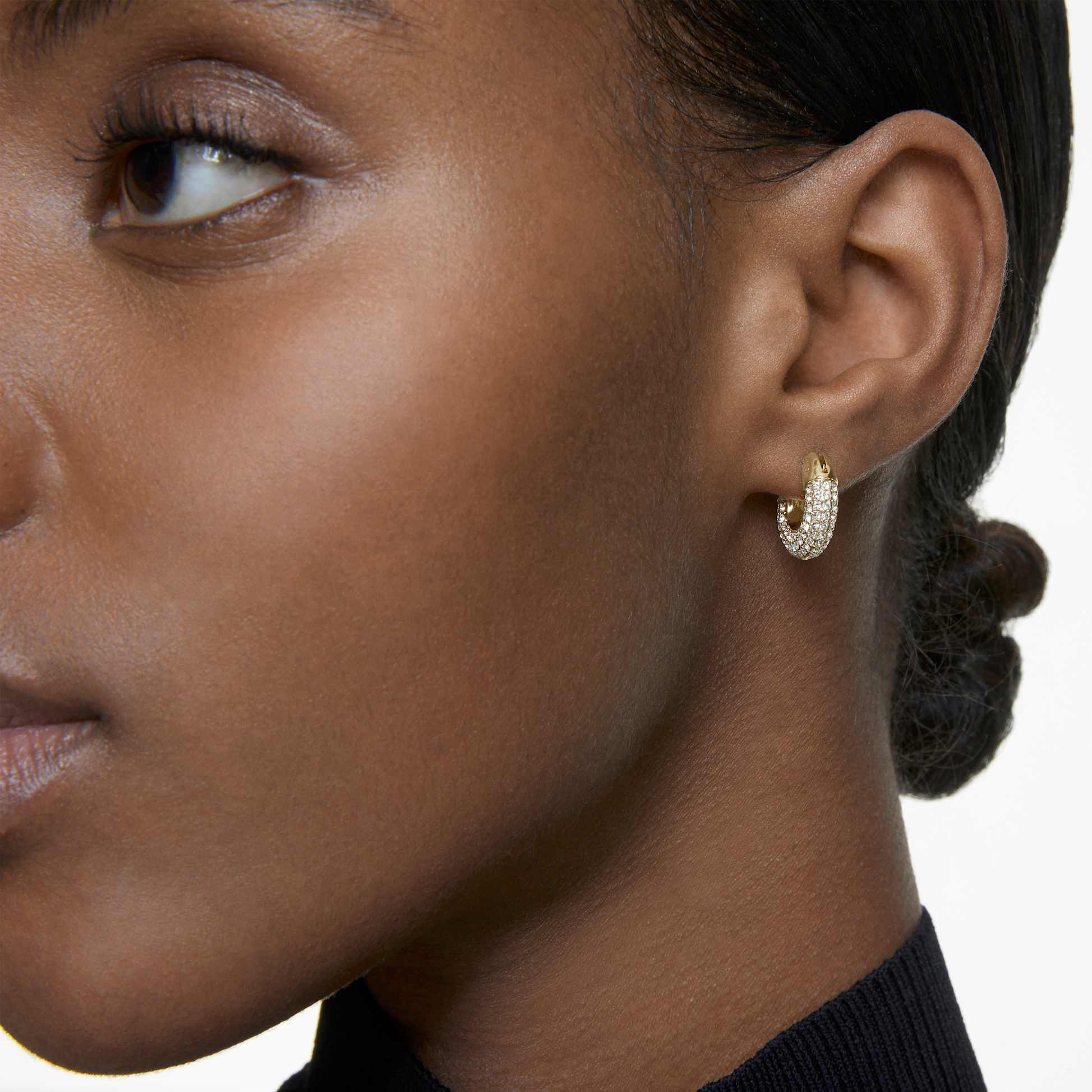 Swarovski gold earrings clearance sale