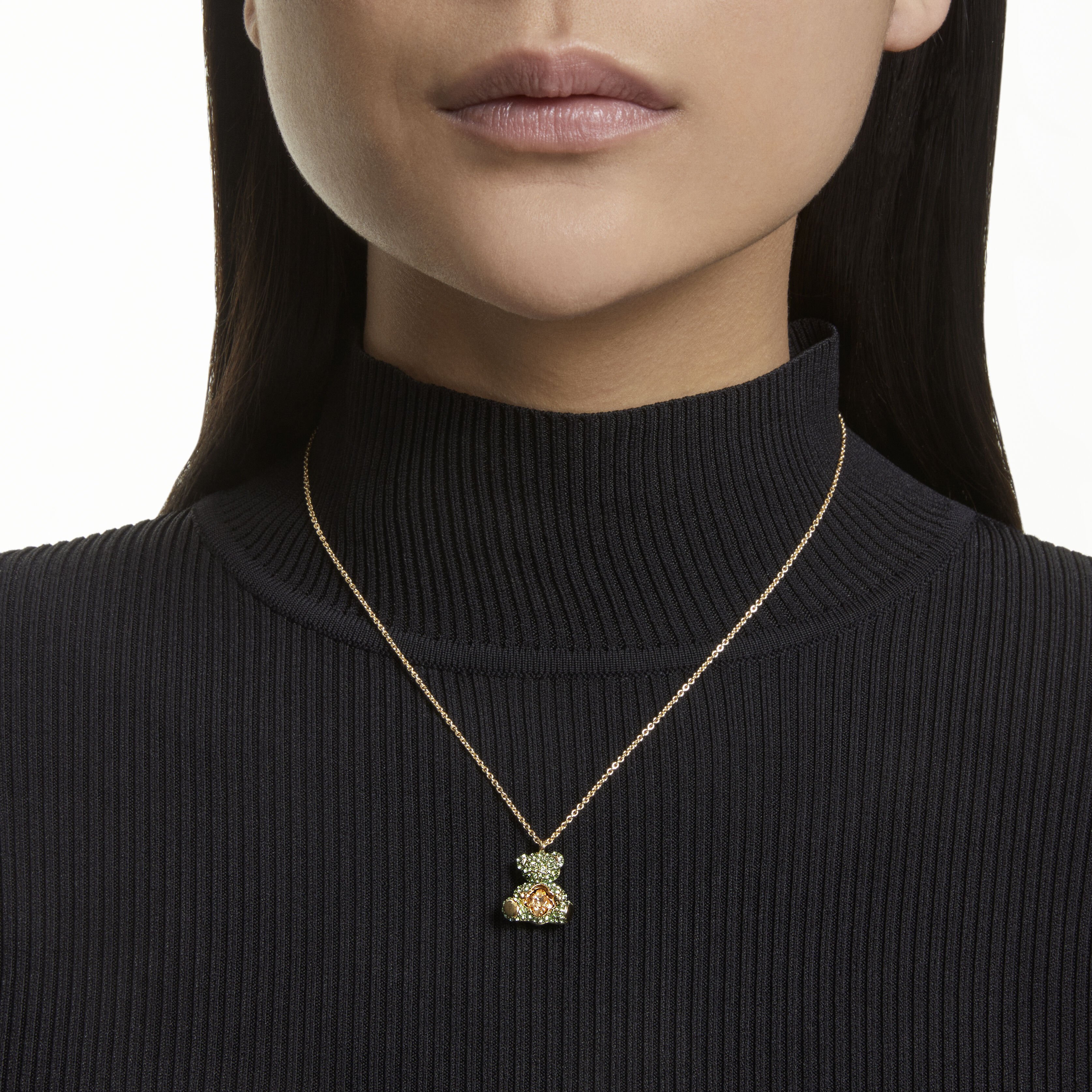 Swarovski teddy top necklace