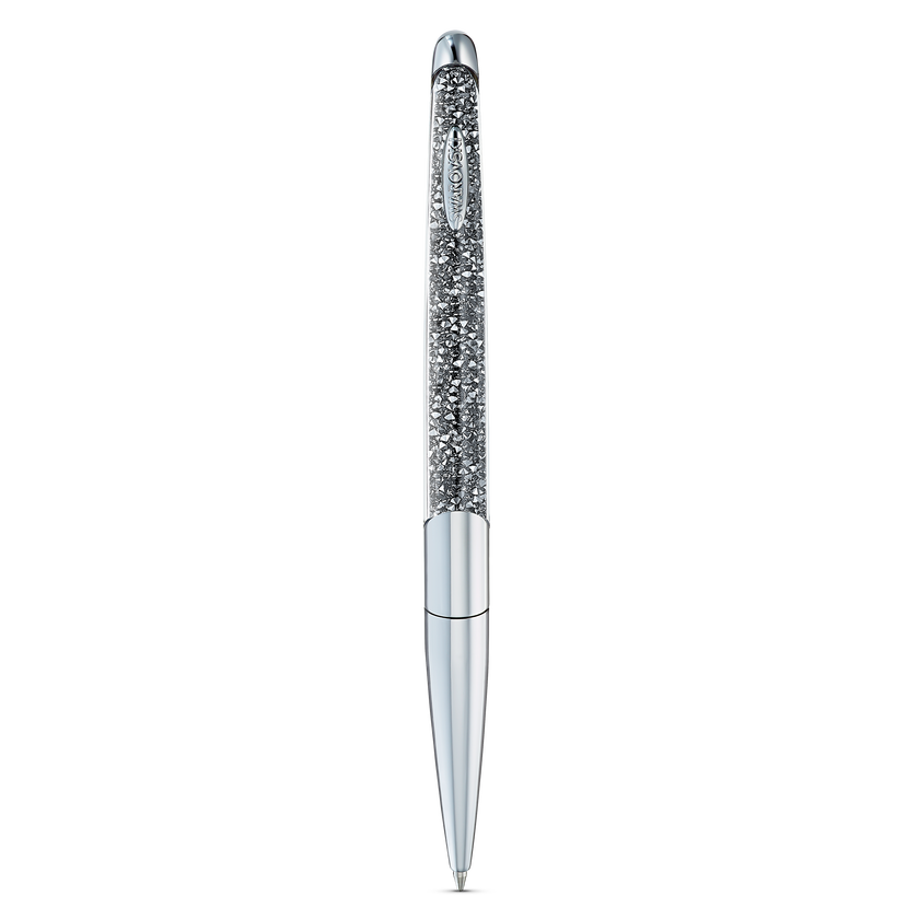Crystalline Nova Ballpoint Pen, Gray, Chrome Plated