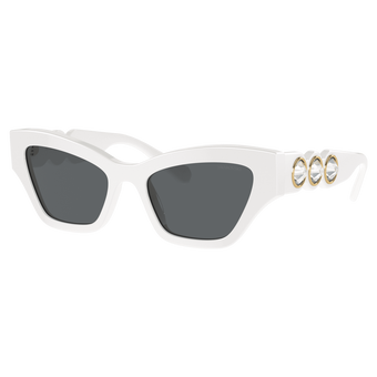 swarovski sunglasses cat eye shape white