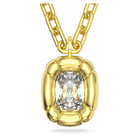 swarovski dulcis pendant cushion cut crystals gold tone plated