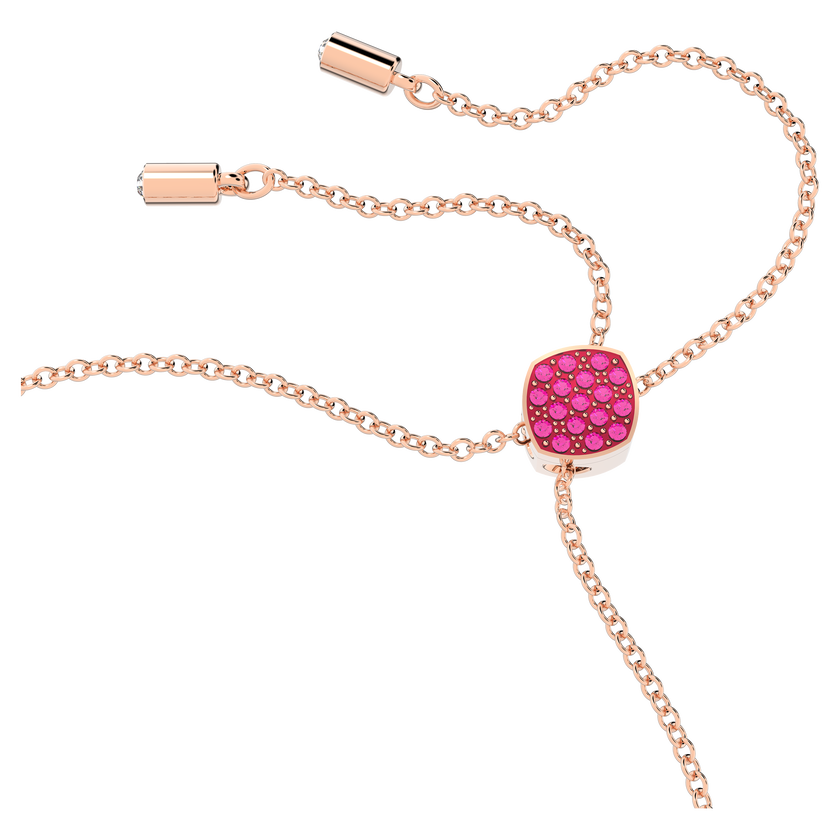 swarovski lilia bracelet  butterfly  pink  rose gold tone plated